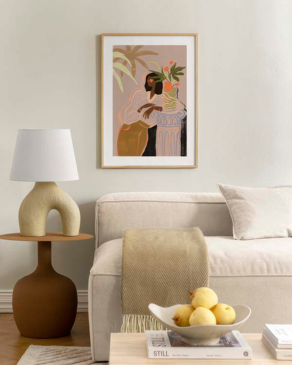 Arty Guava - Lay Hoon - Woman Waiting Print