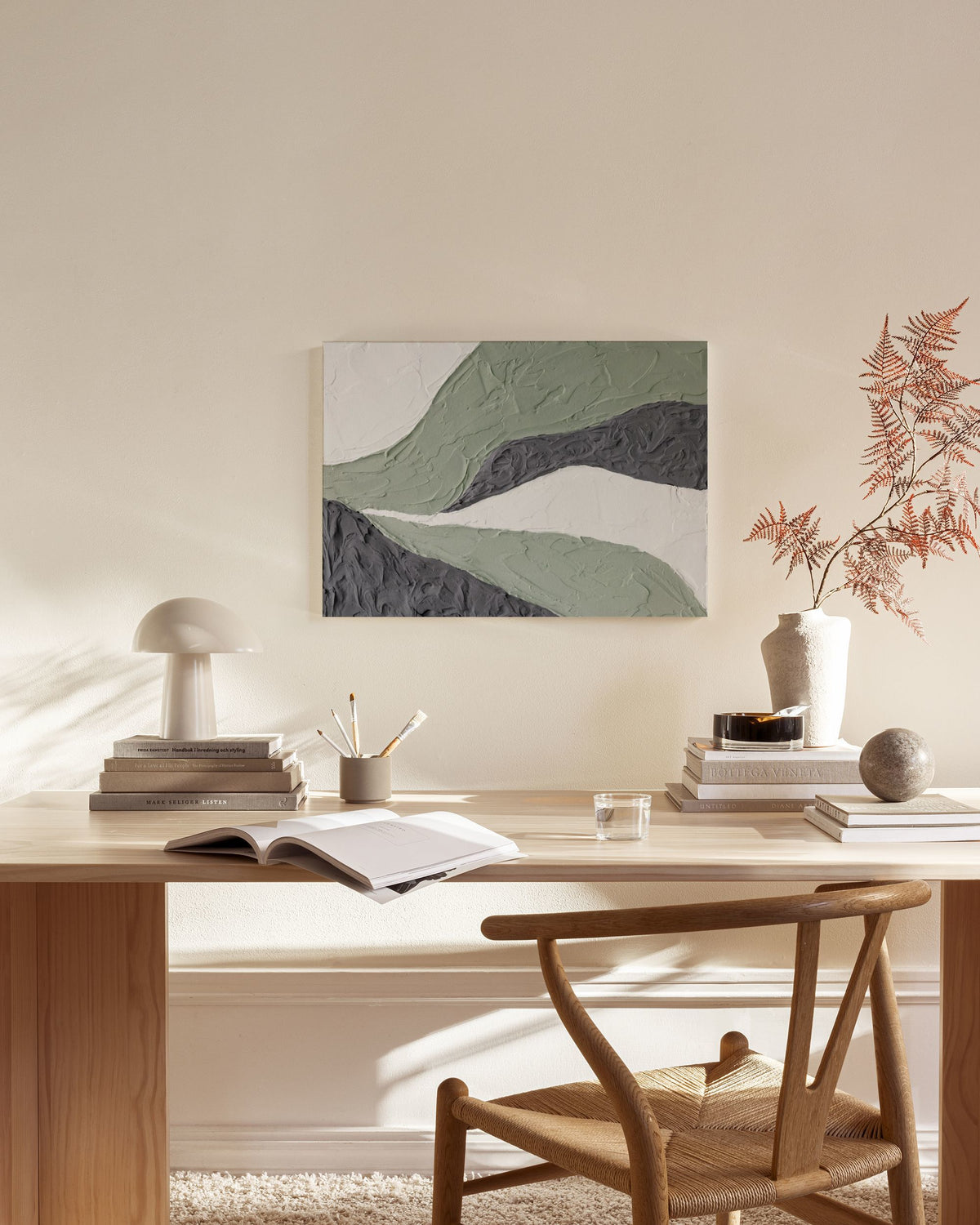 Landscape in Green Canvas print