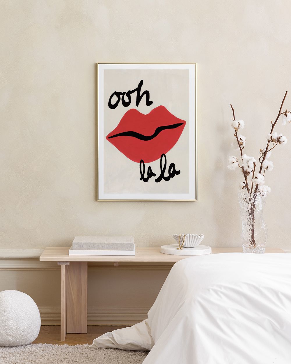 Red Lips Print