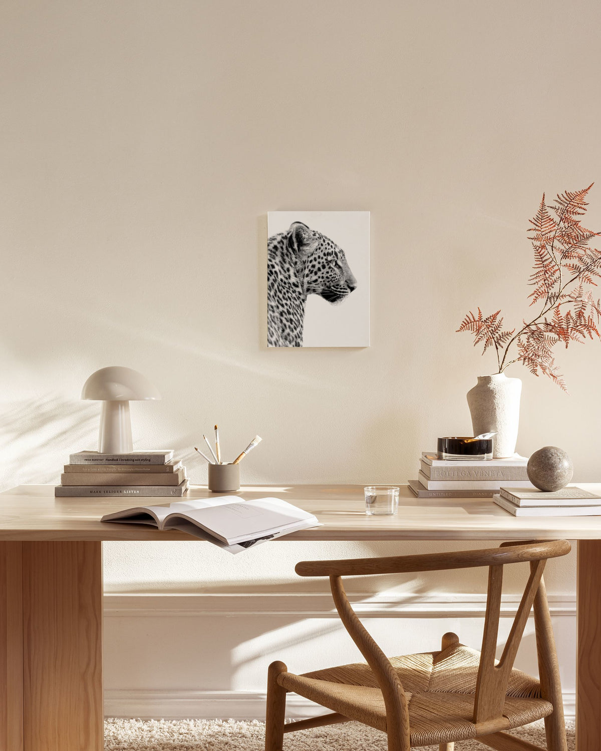 Leopard Profile Canvas print