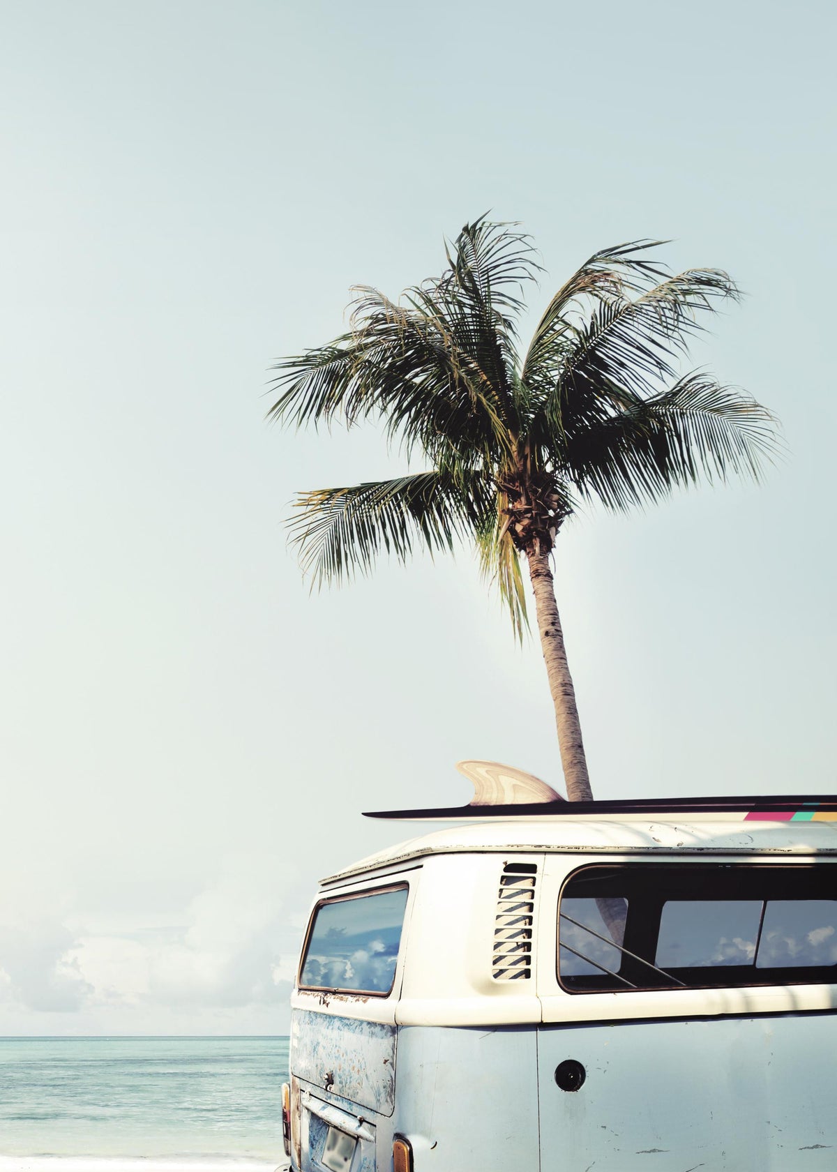 Surfers Van Print