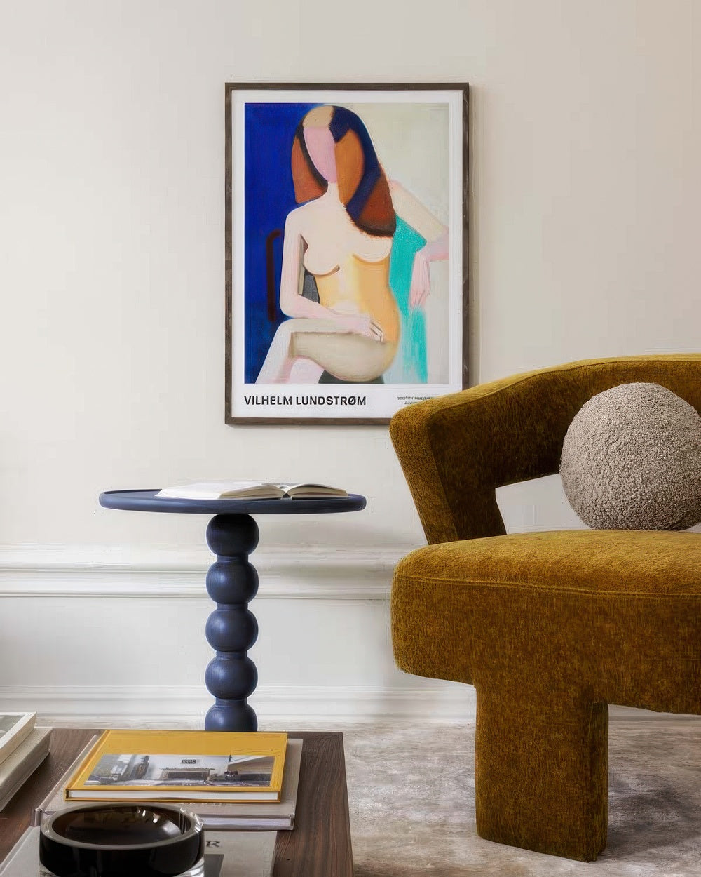 Vilhelm Lundstrøm - Seated Female Model Print