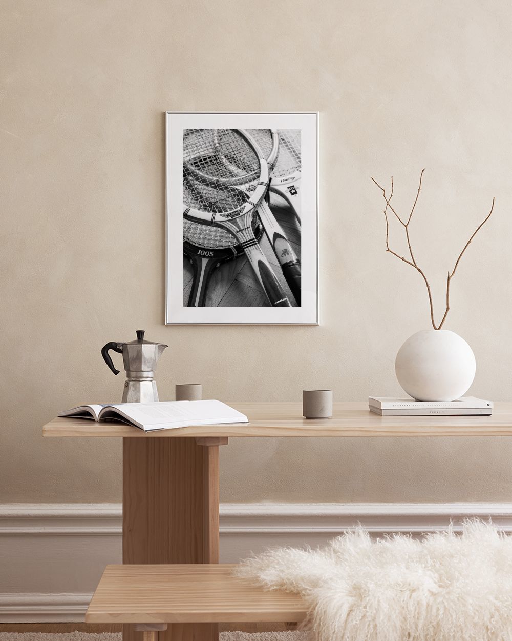 Tennis Rackets Print