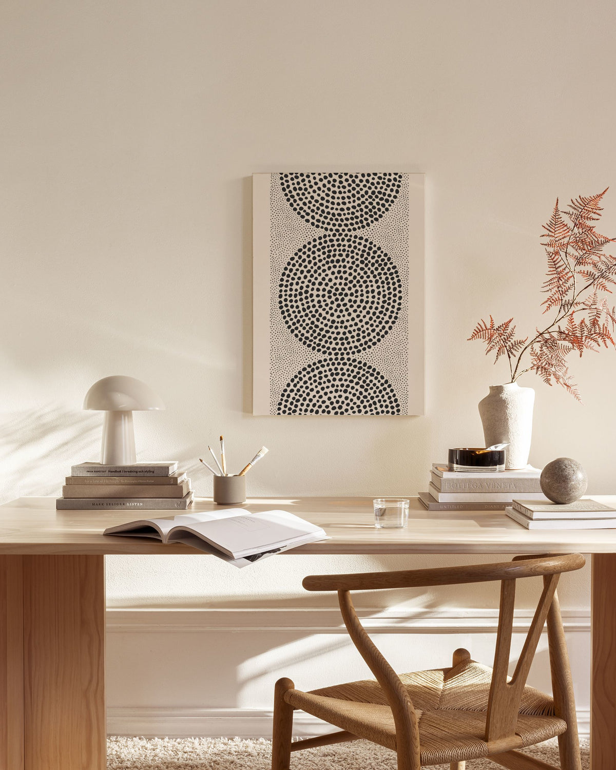 Dotted Pattern Canvas print