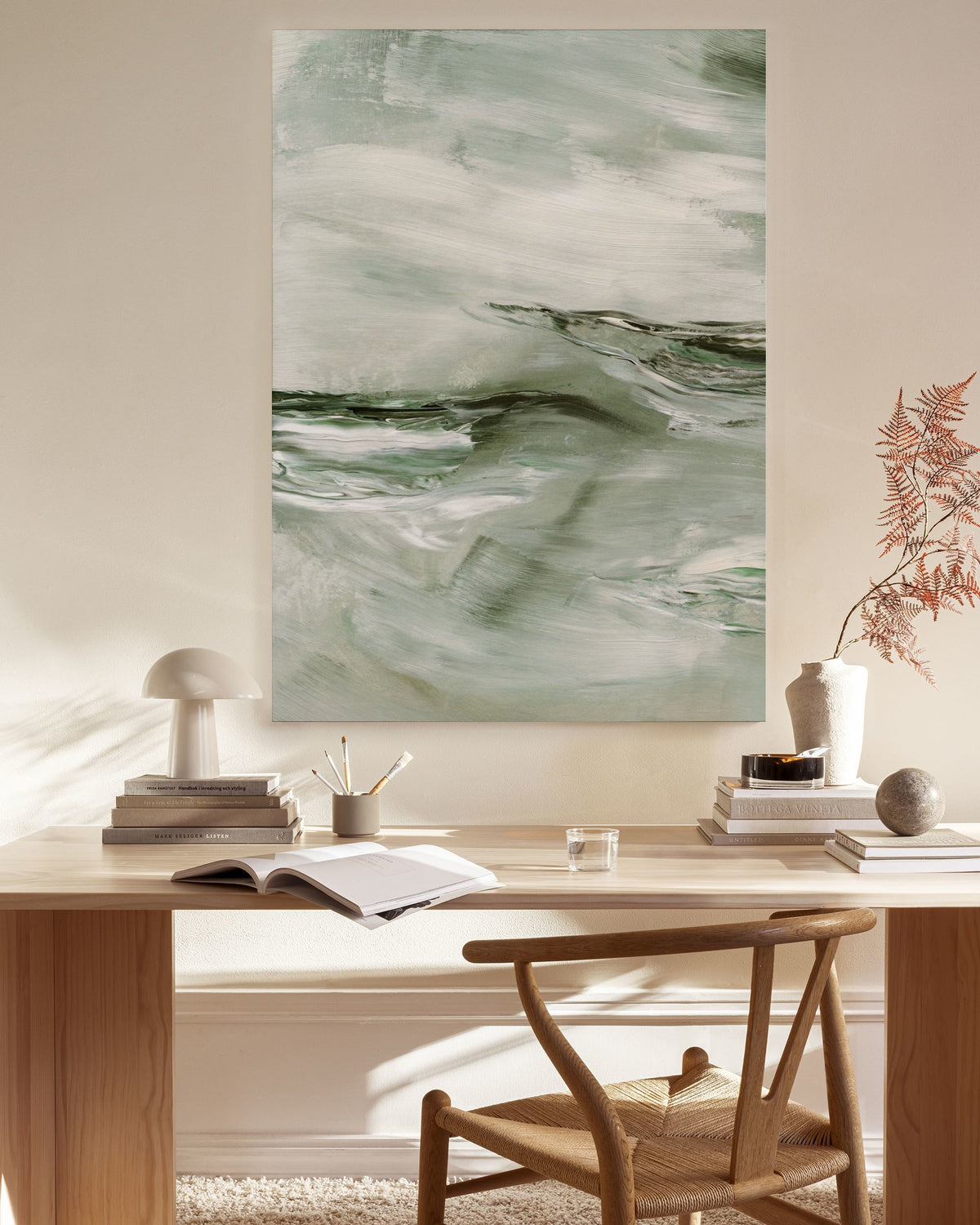Abstract Waves Canvas print