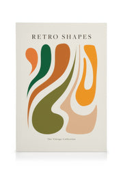 Retro Shapes No2 Canvas print