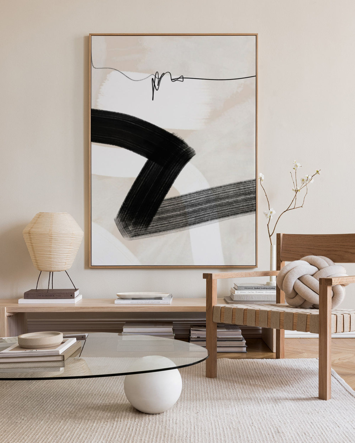 Abstract Wave No2 Canvas print