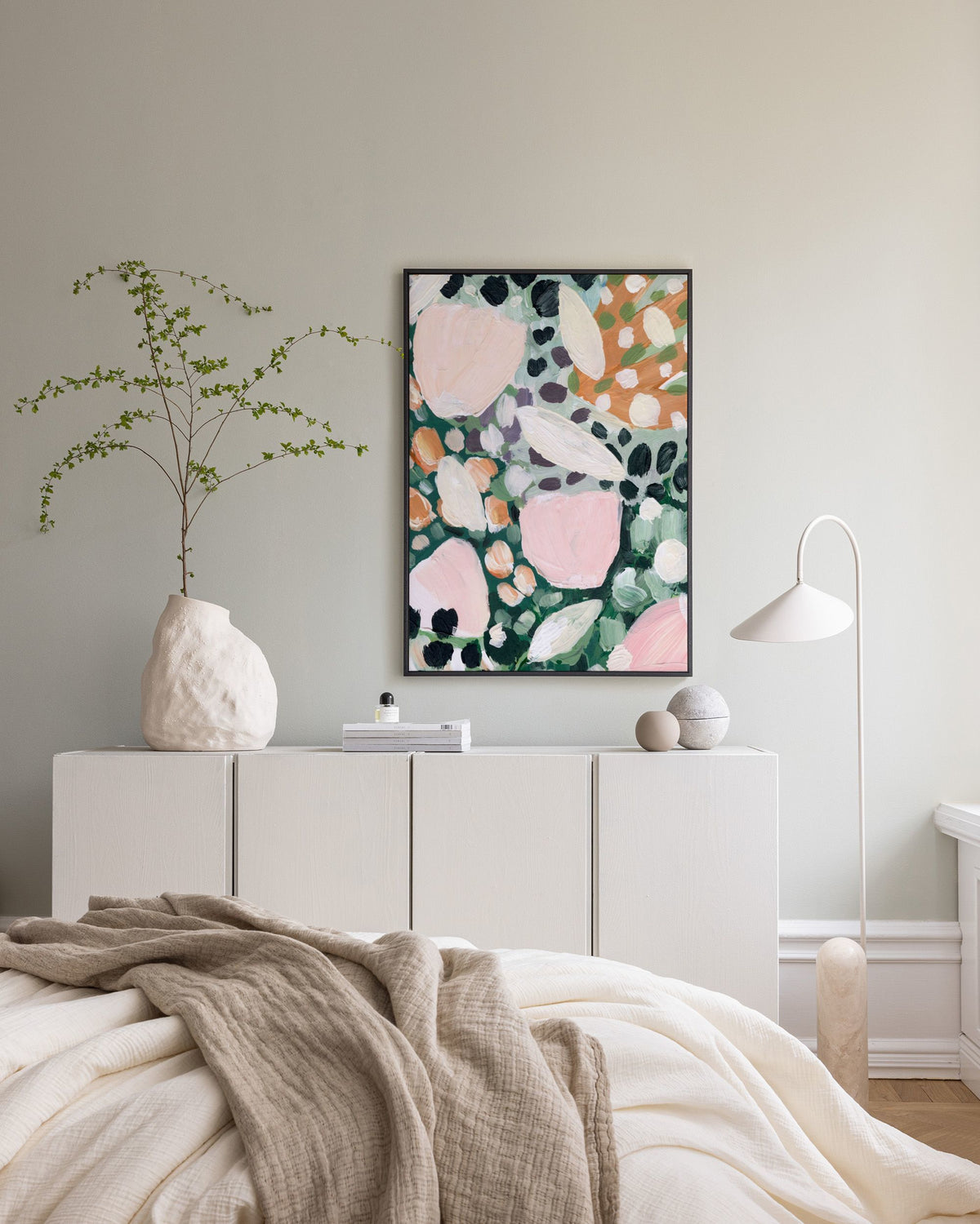 Acrylic Garden No1 Canvas print