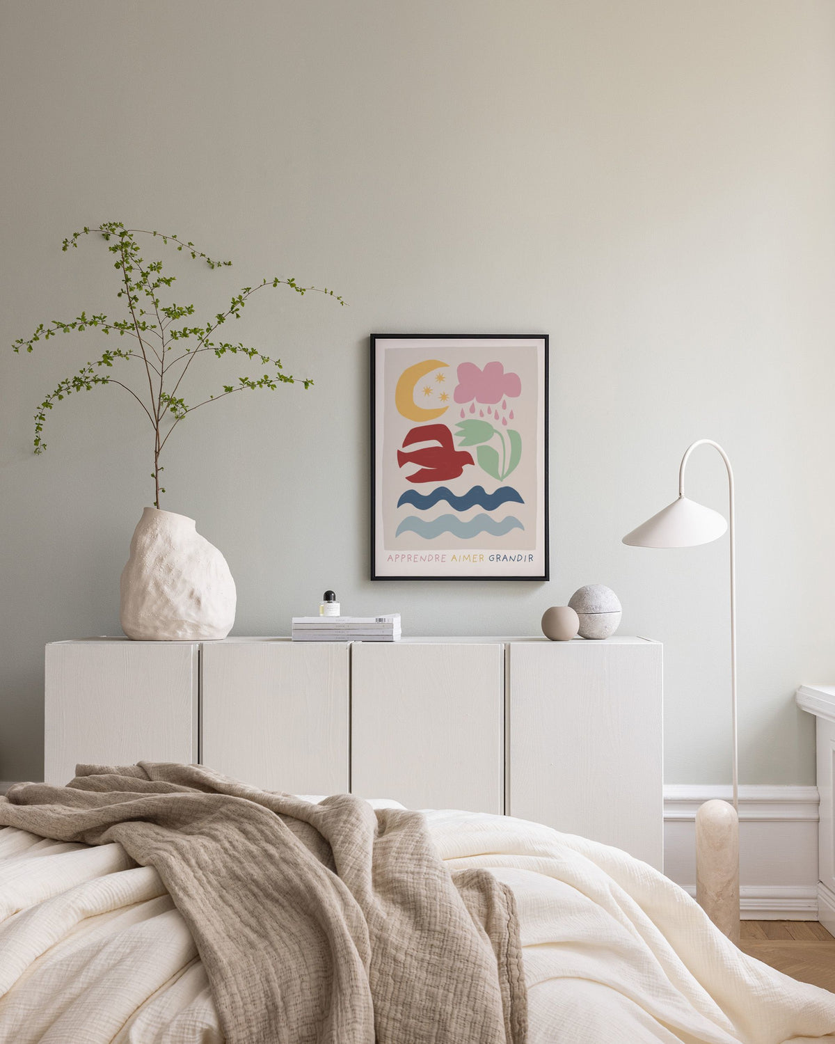 Learn Love Grow Canvas print