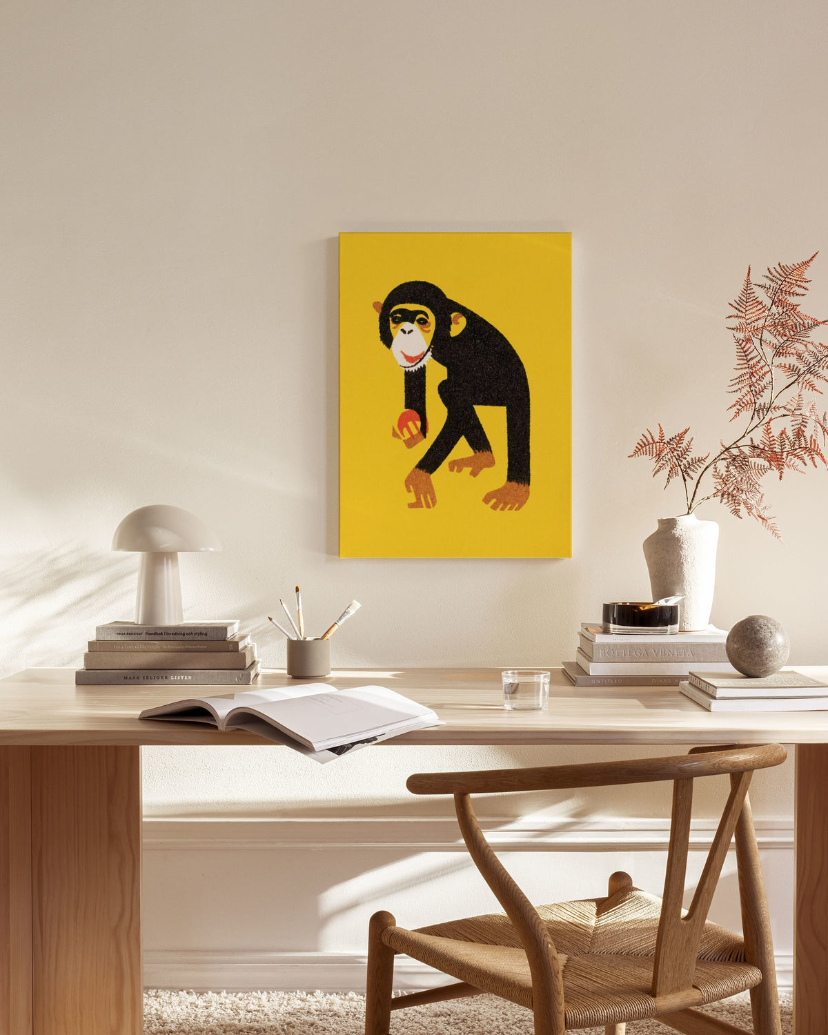Vintage Monkey Canvas print