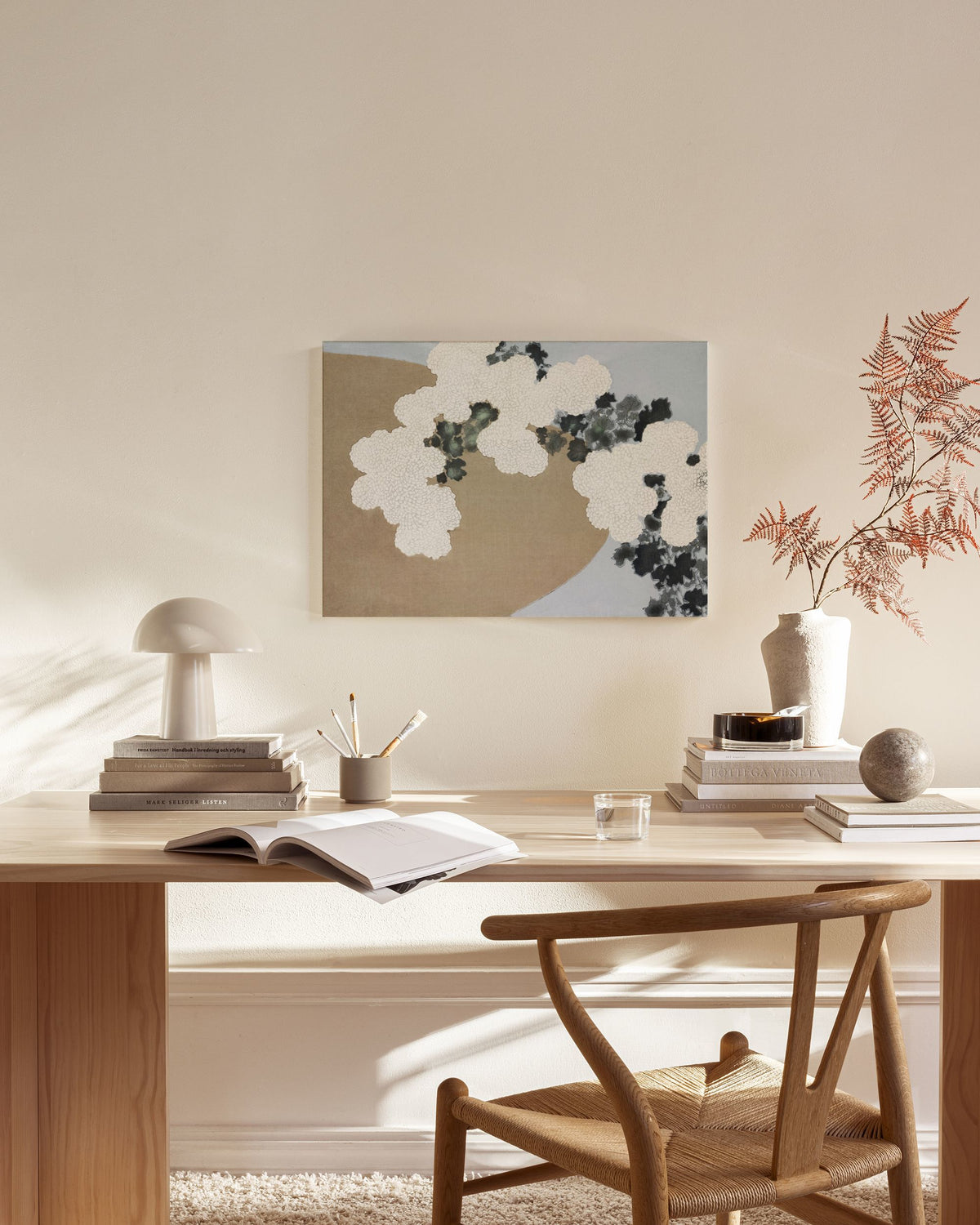 Kamisaka Sekka - Flowers of a Hundred Worlds Canvas print