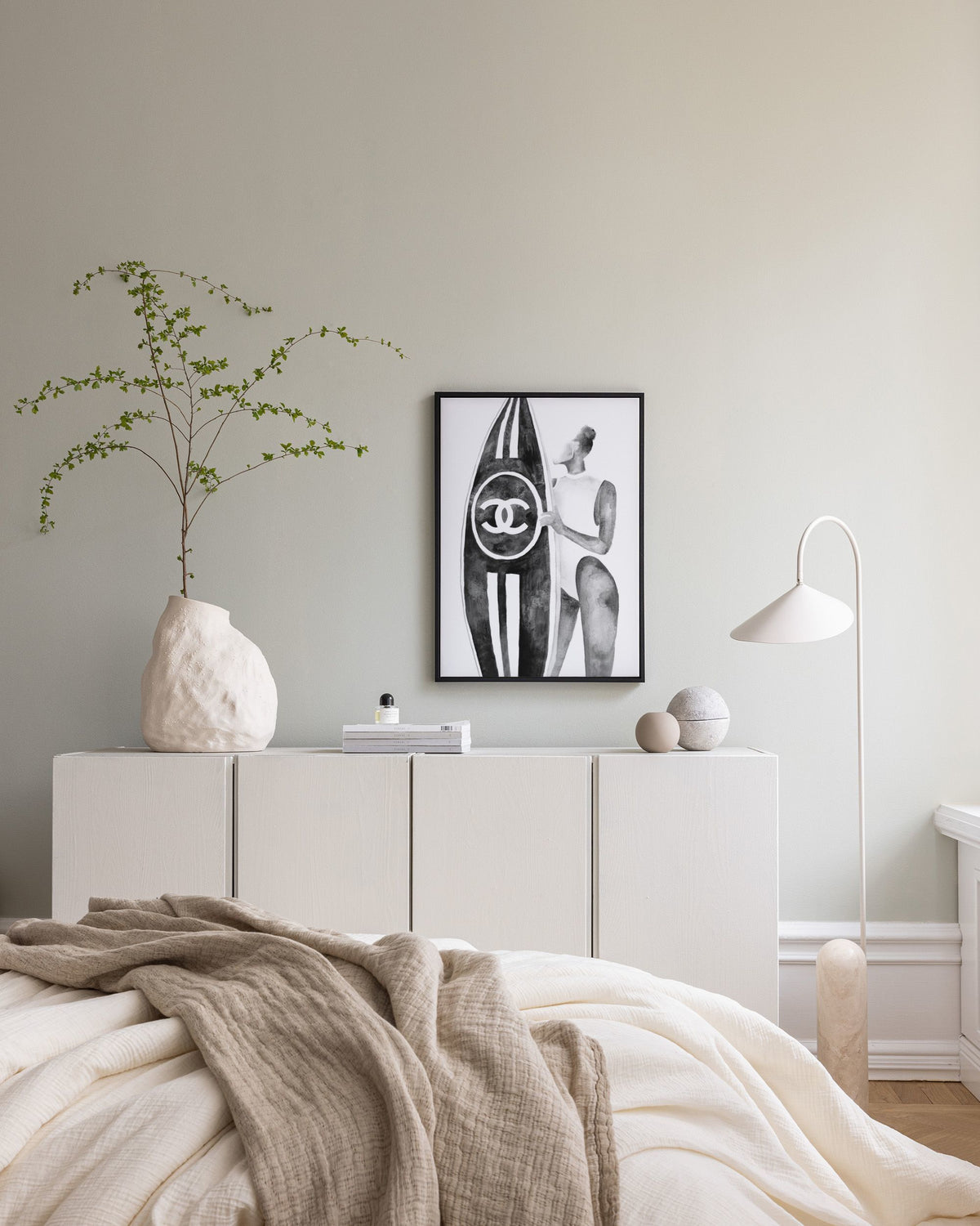 Surf In Style Canvas print