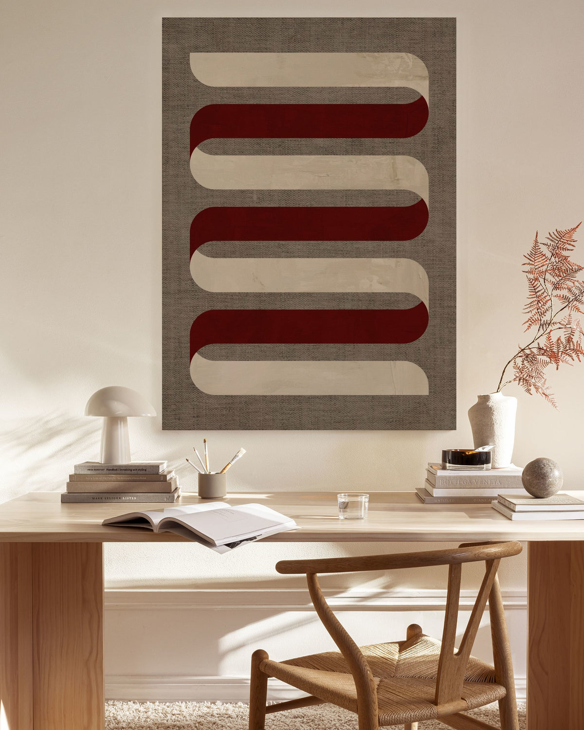 Graphic Swirl Canvas print