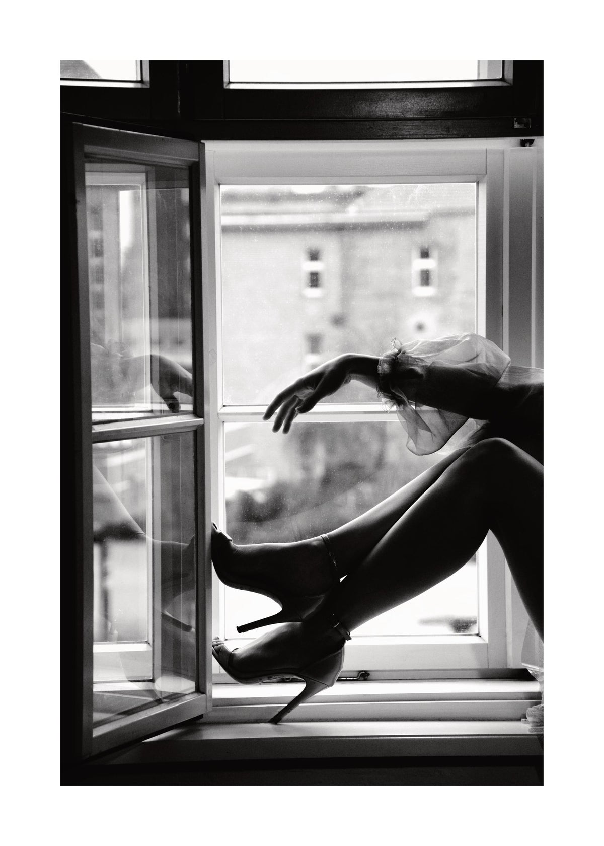 Sitting in the Window Print