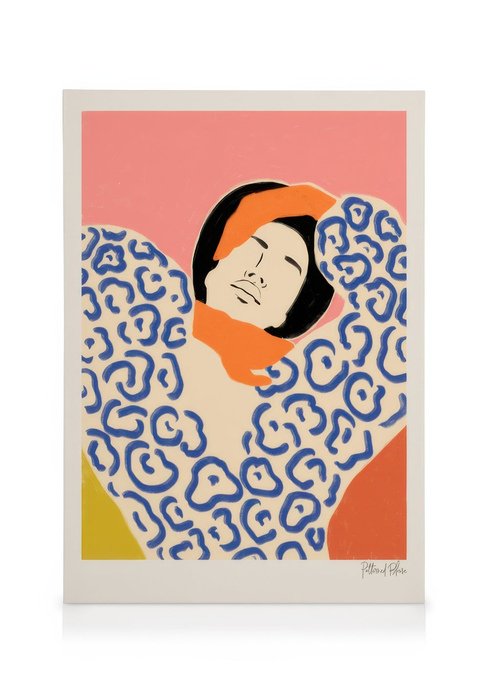 Patterned Blouse Canvas print
