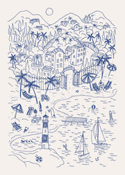 Seaside Summer Print