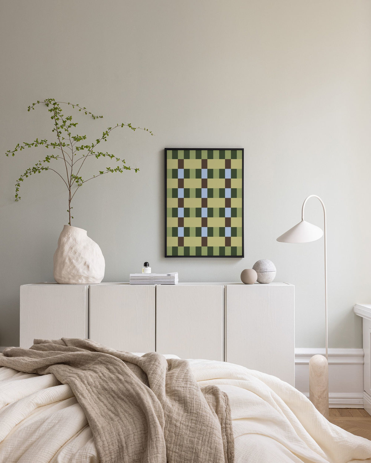 Green Pattern Canvas print
