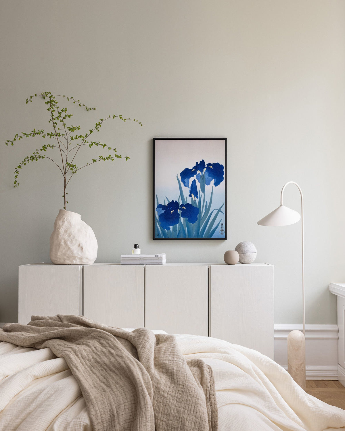 Ohara Koson - Iris Flowers Canvas print
