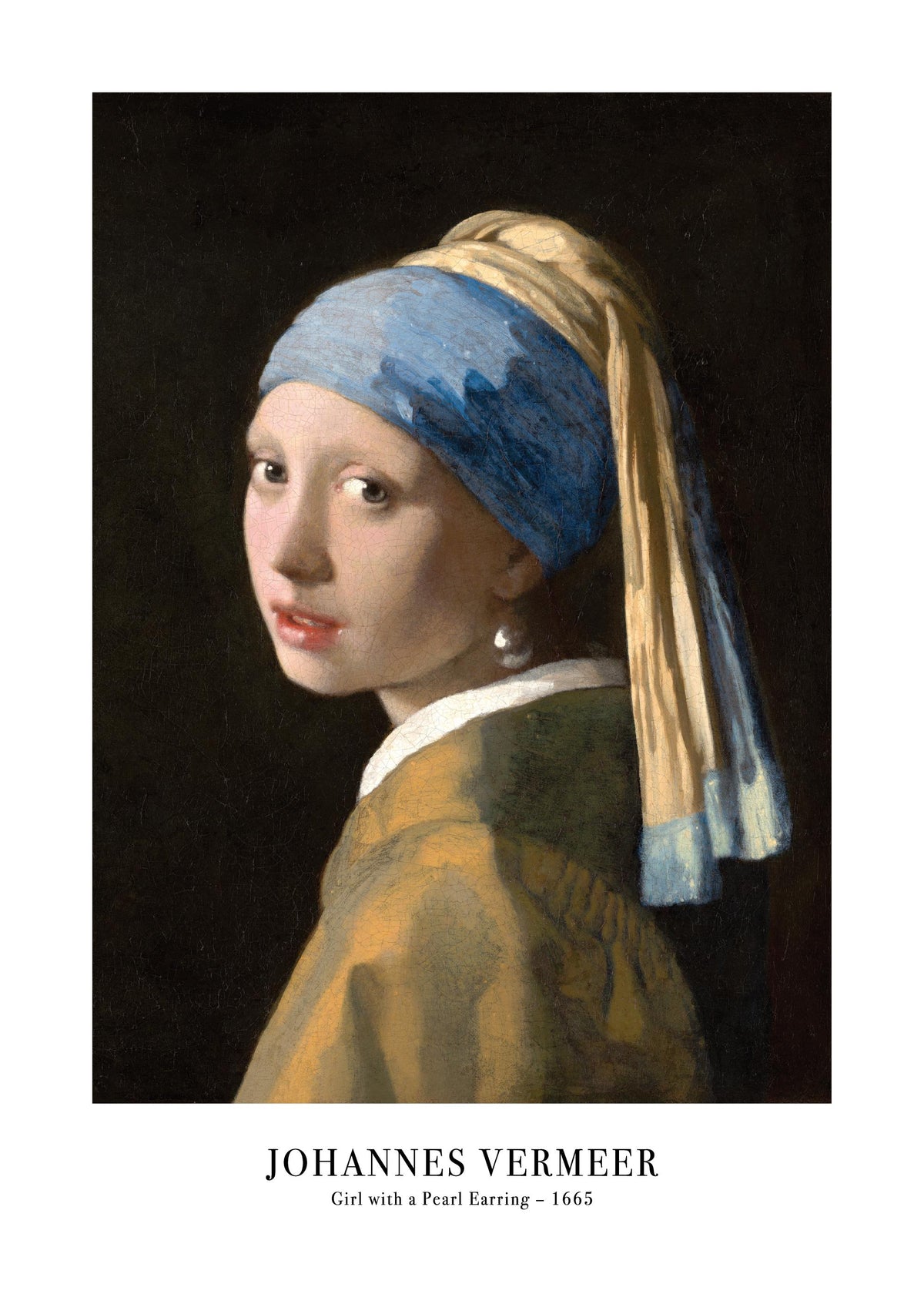Johannes Vermeer - Girl with a Pearl Earring Print
