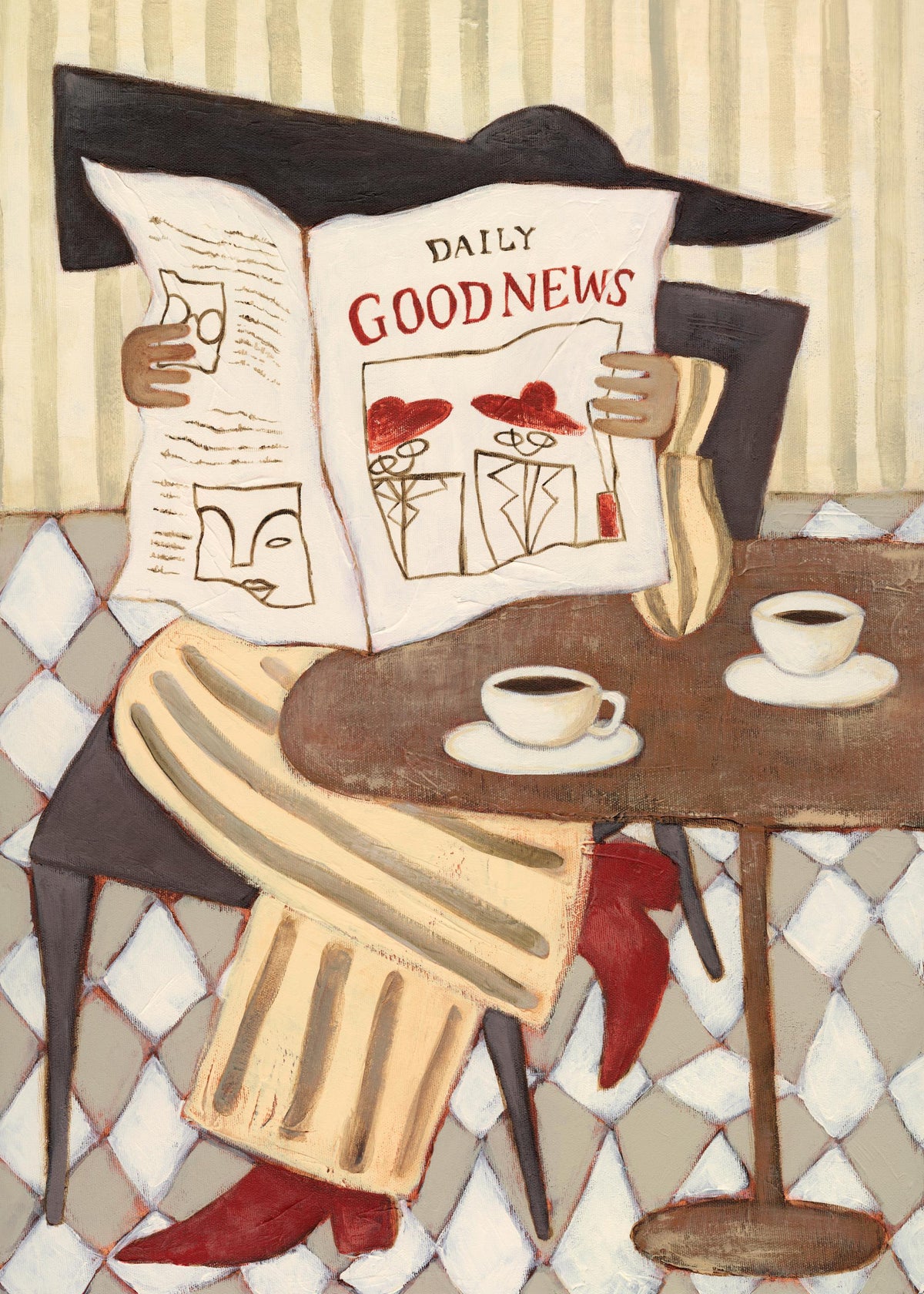 The Good News Café Print