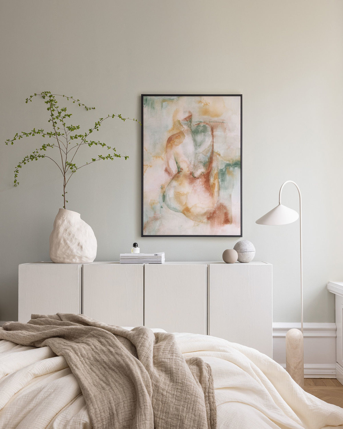 Soft Contours Canvas print