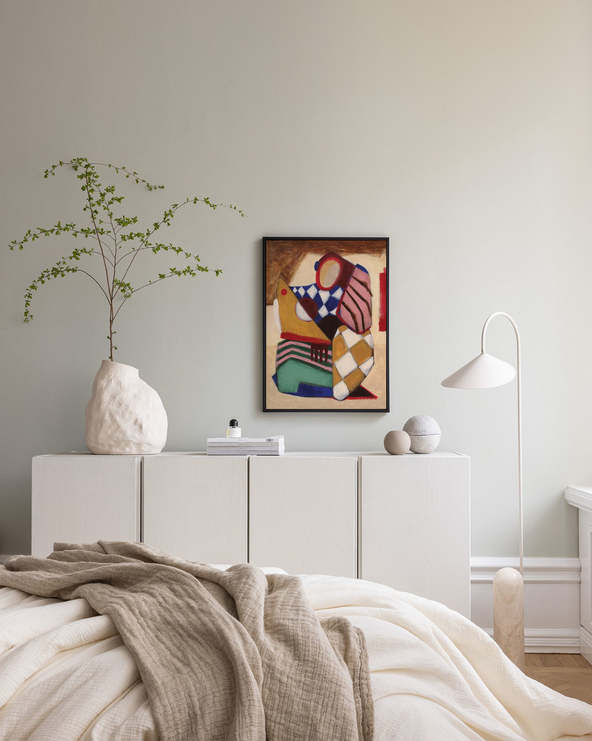 Patchwork Figure Canvas print