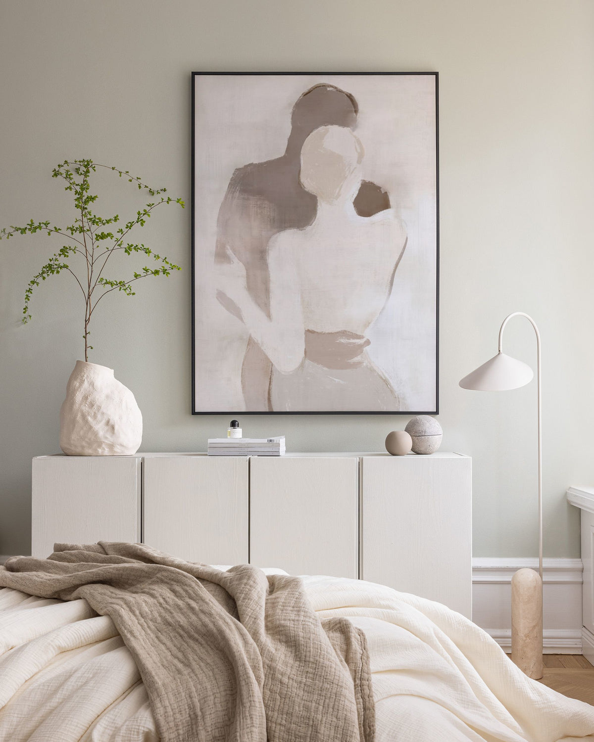 Soft Couple Canvas print