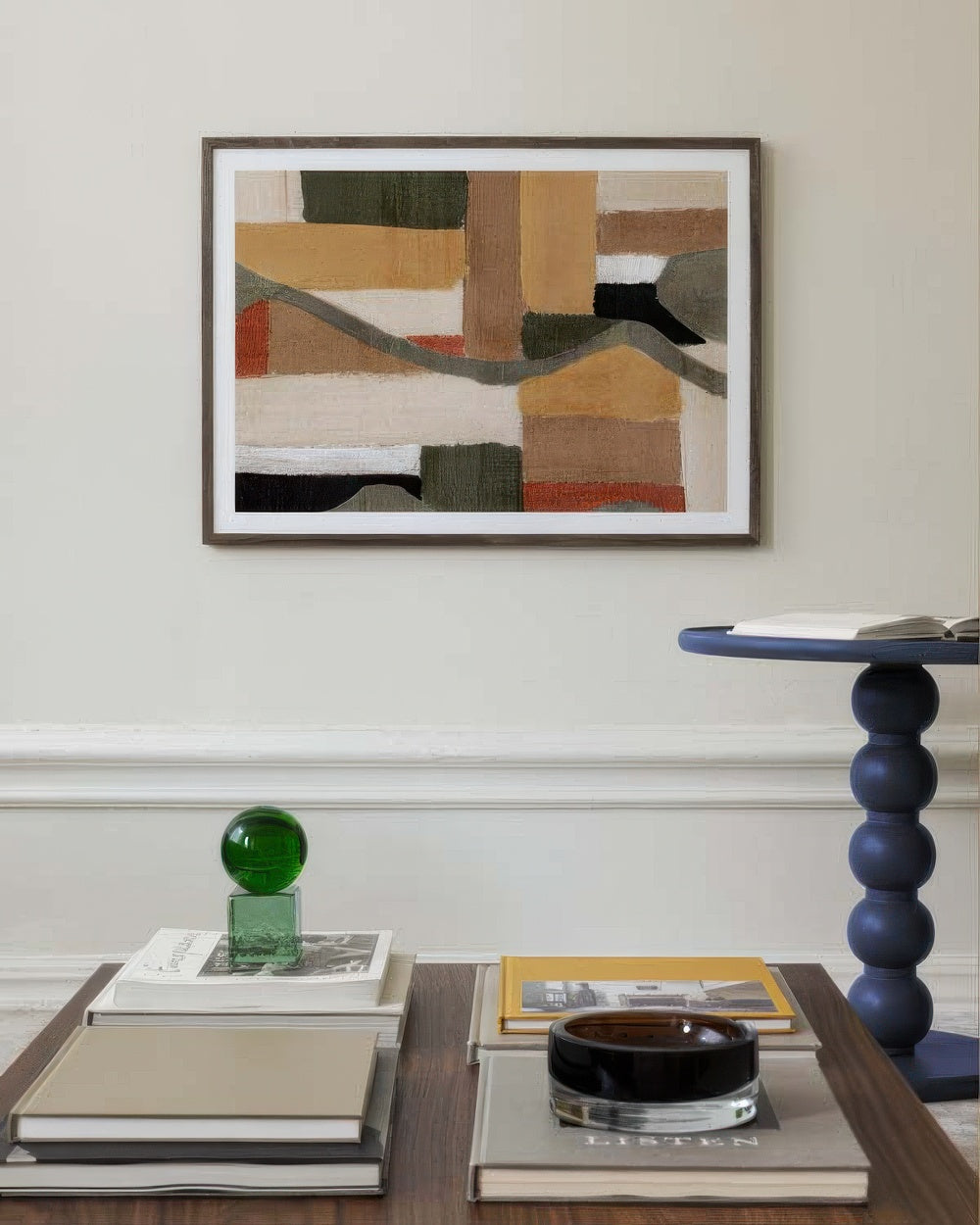 Painted Shapes No2 Print