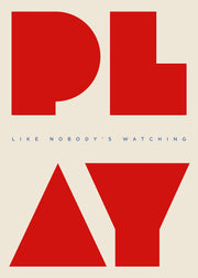 Play Bold Affiche