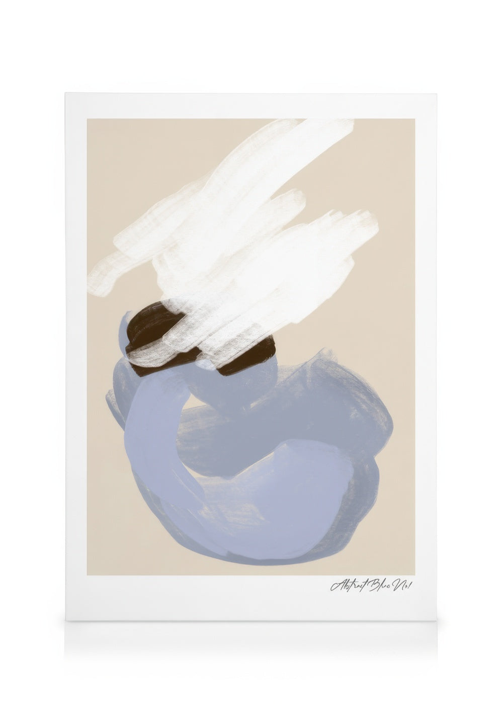 Abstract Blue No1 Canvas print