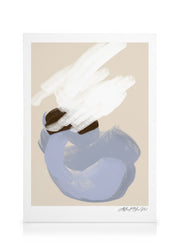 Abstract Blue No1 Canvas print