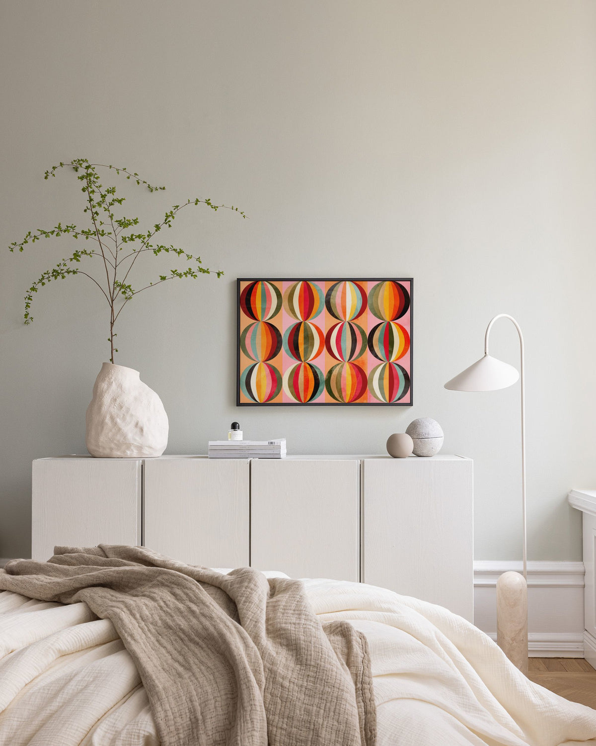 Chromatic Carnival Canvas print