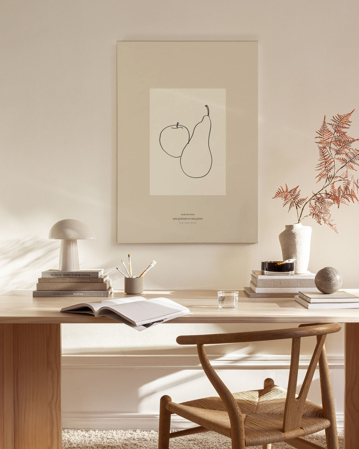 Mie & Him - Fruit Canvas print