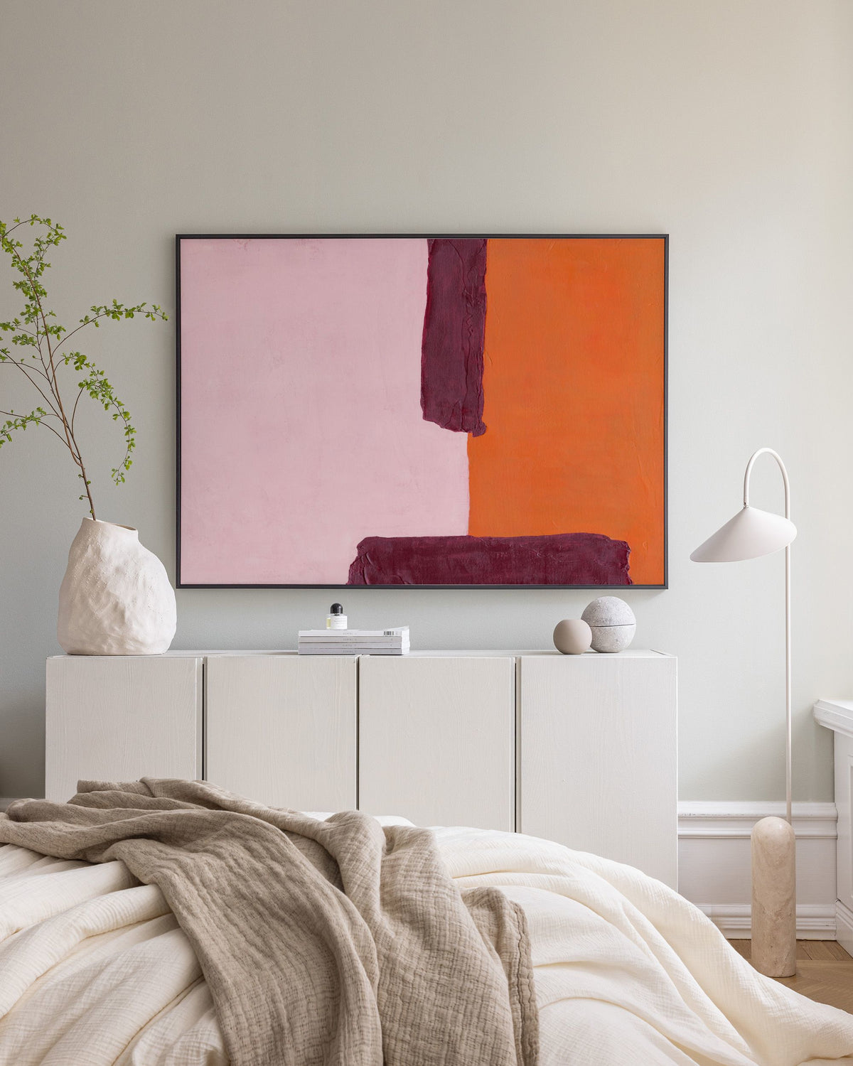 The Space Between Canvas print
