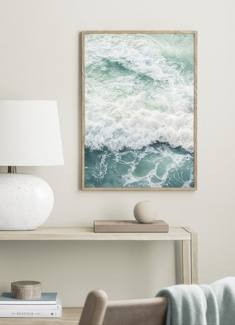 Foamy Ocean Print