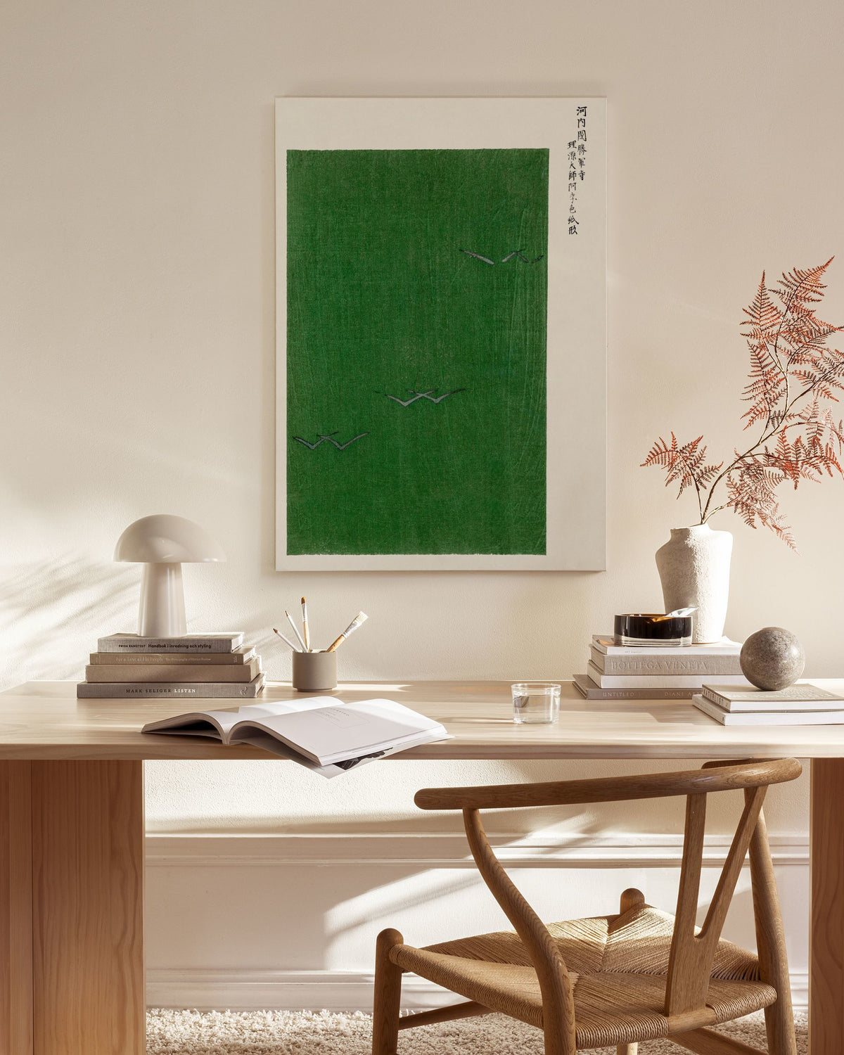 Taguchi Tomoki - Yatsuo No Tsubaki Green Canvas print