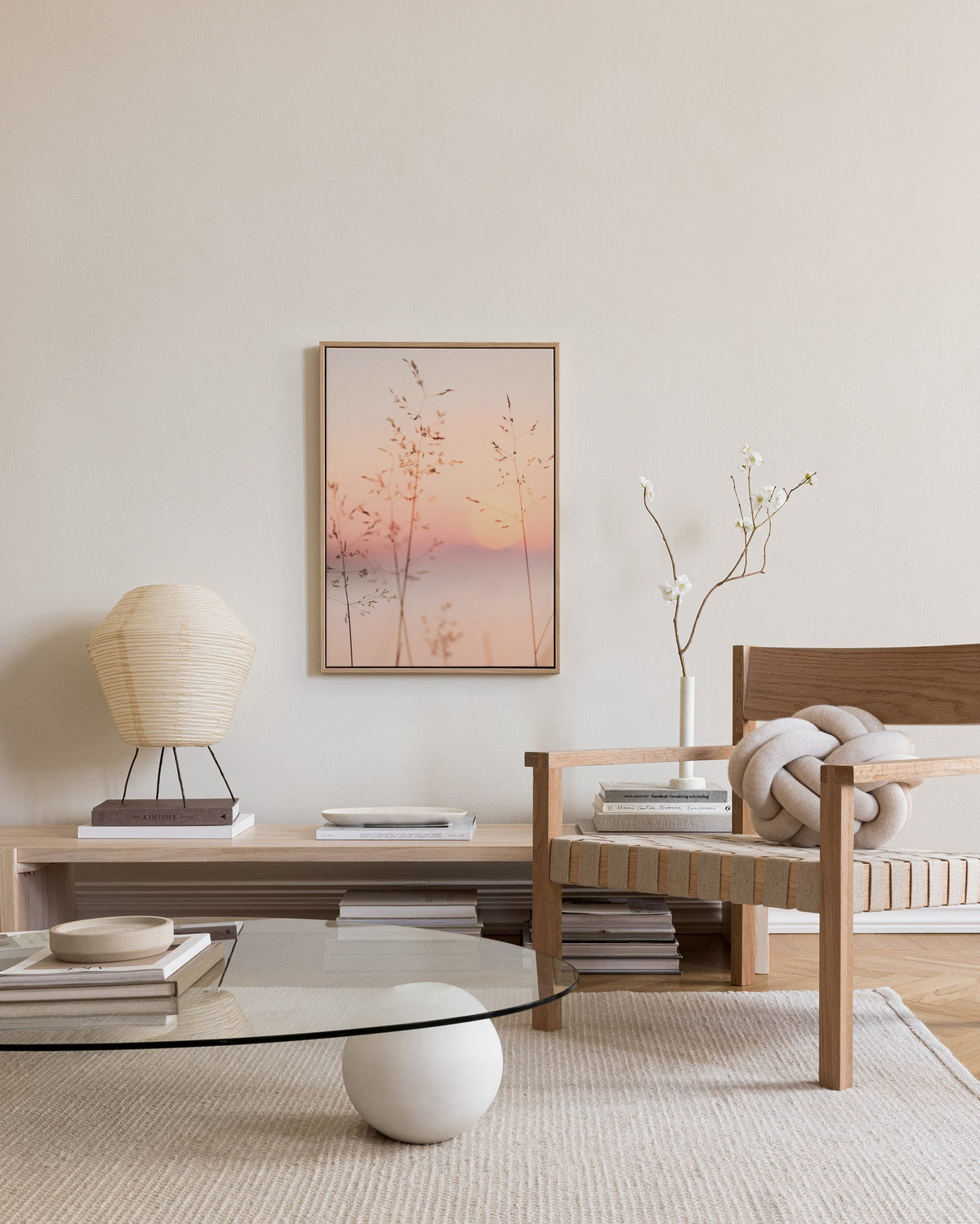 Pastel Sunset Canvas print