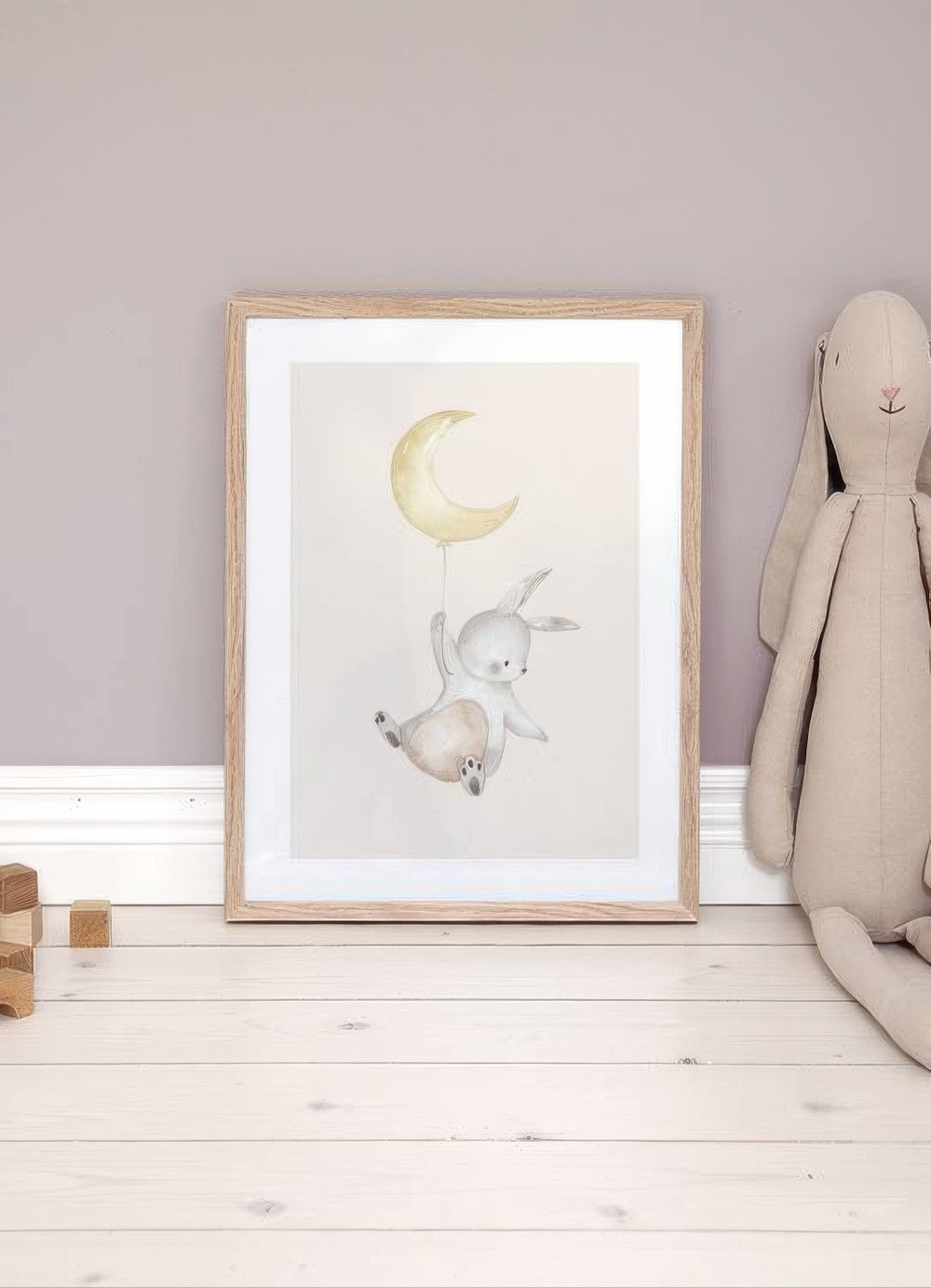 Flying Bunny Print
