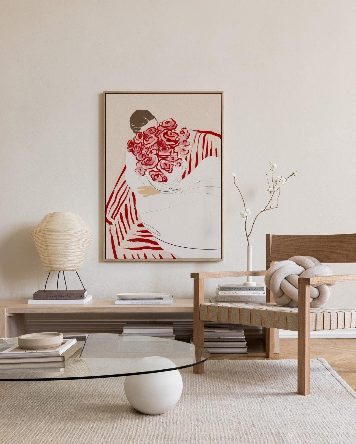 Hug of Roses Canvas