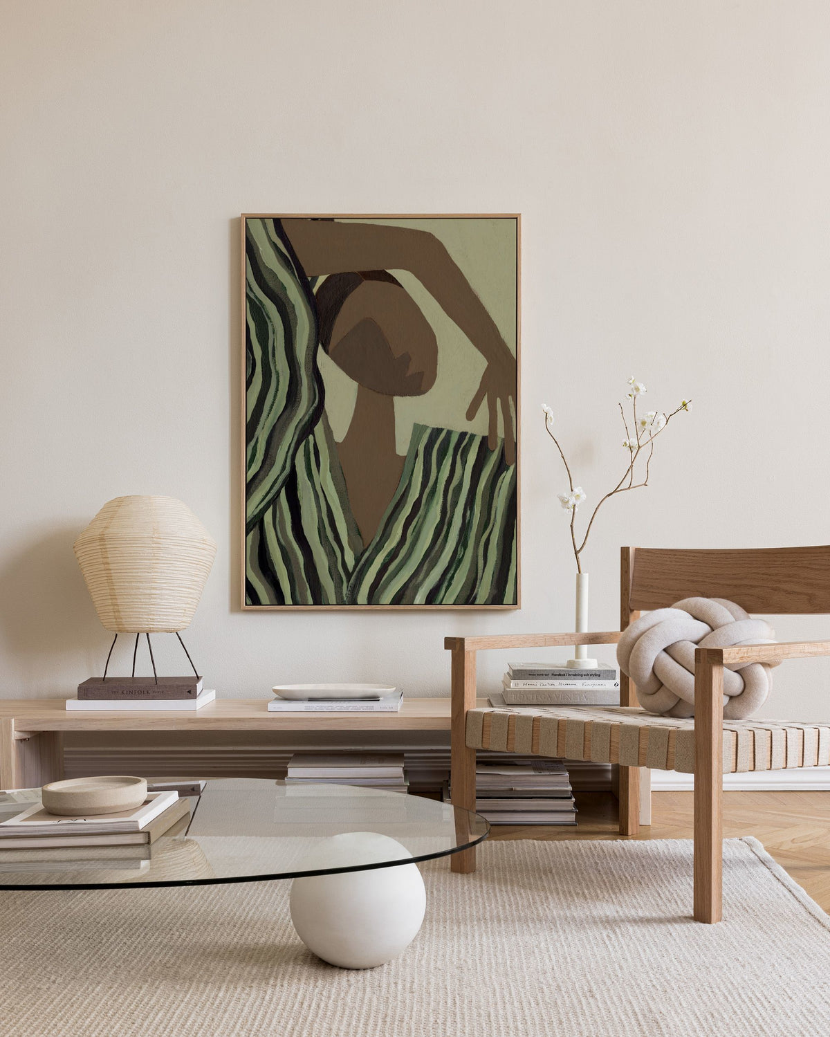 Soft Contour Canvas print