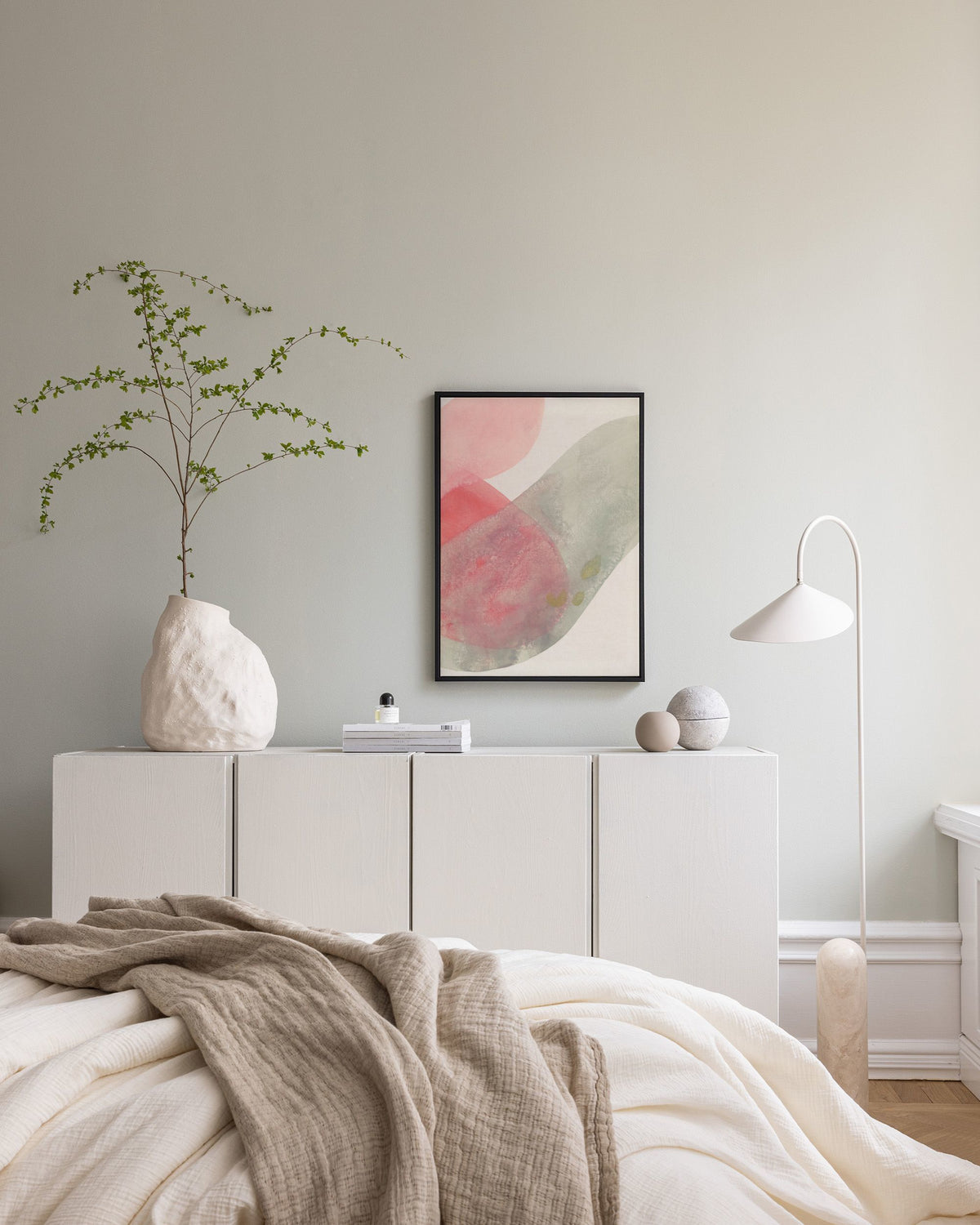 Flowy Forms No2 Canvas print