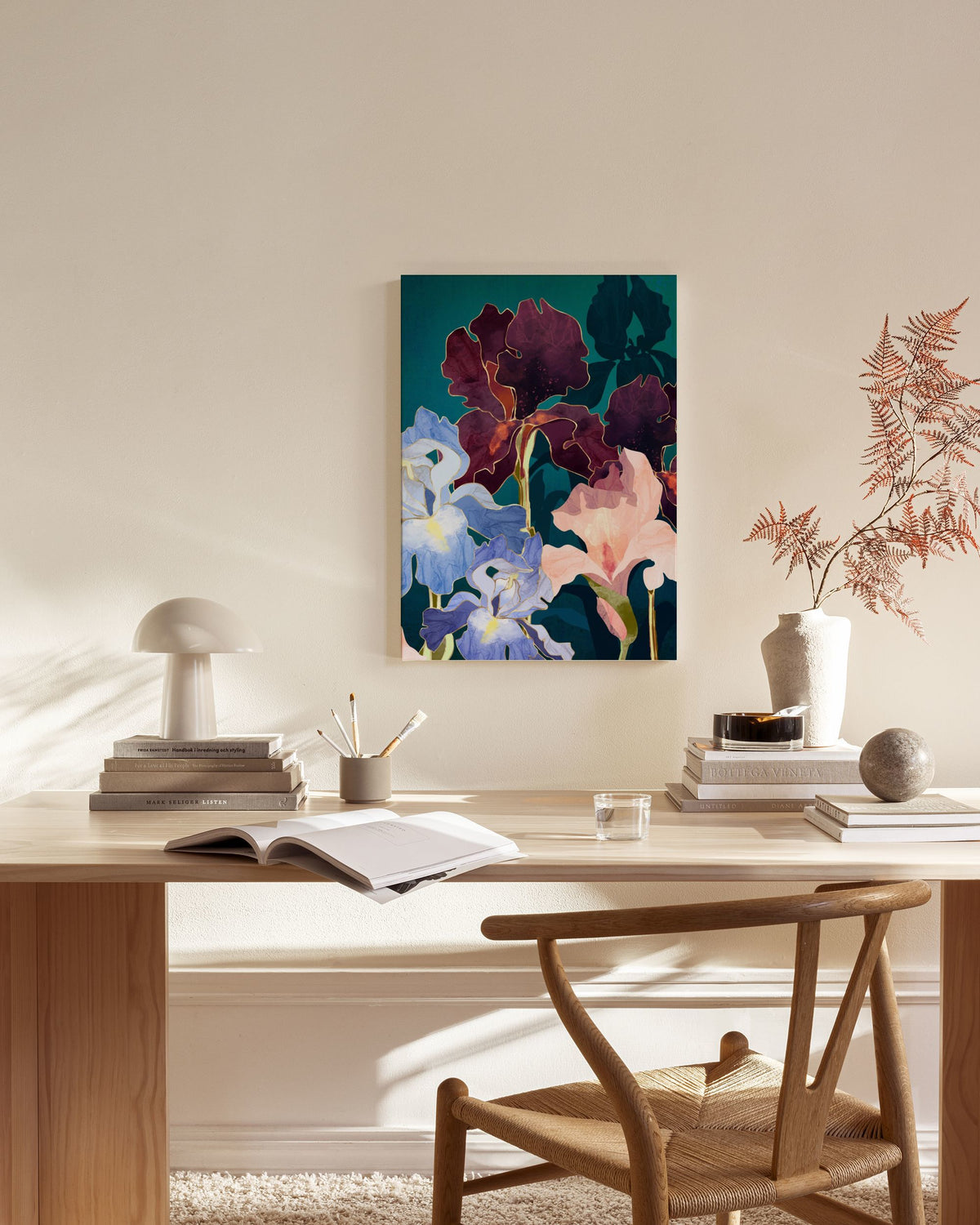 SpaceFrog Designs - Iris Abstract Canvas print