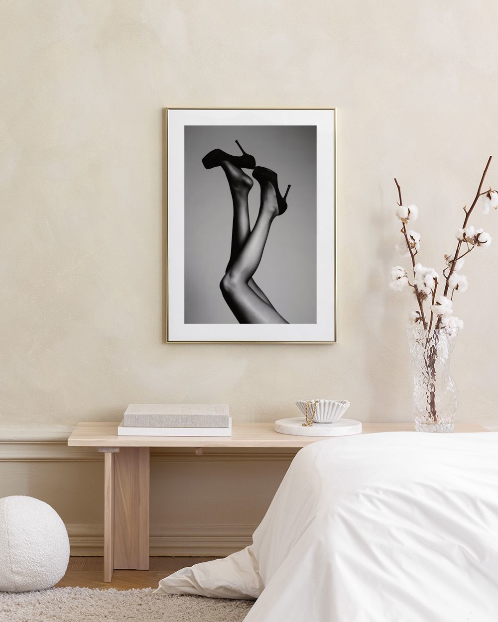 B&W Legs Print