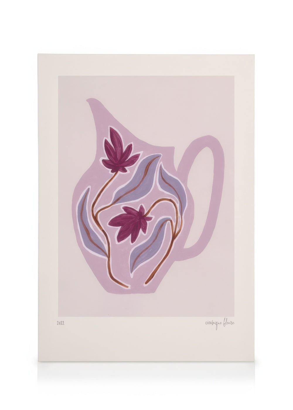 Céramique Fleurie Canvas print
