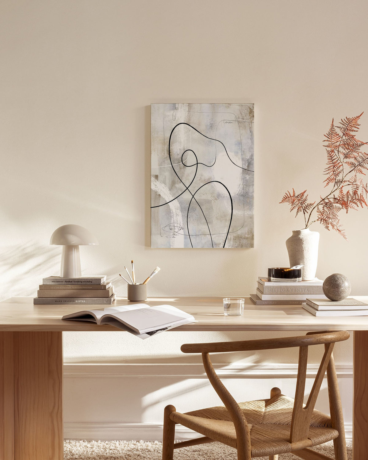 Abstract Paint Figure No2 Canvas print