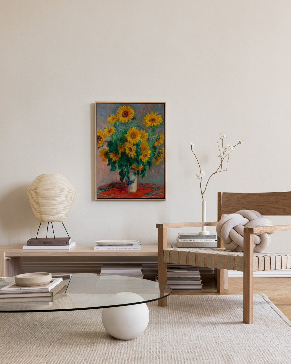 Monet - Bouquet of Sunflowers Canvas print