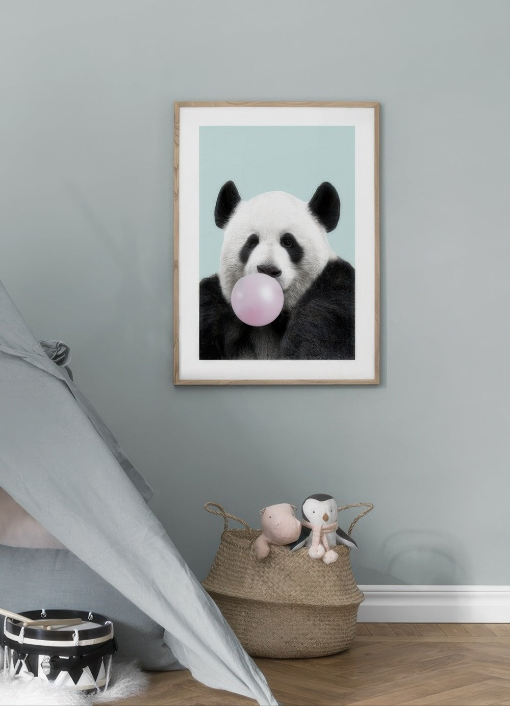 Bubblegum Panda Print
