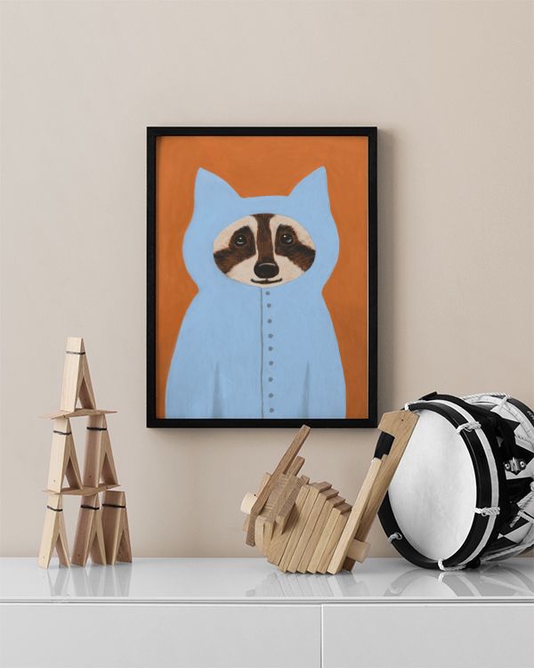 Racoon Print