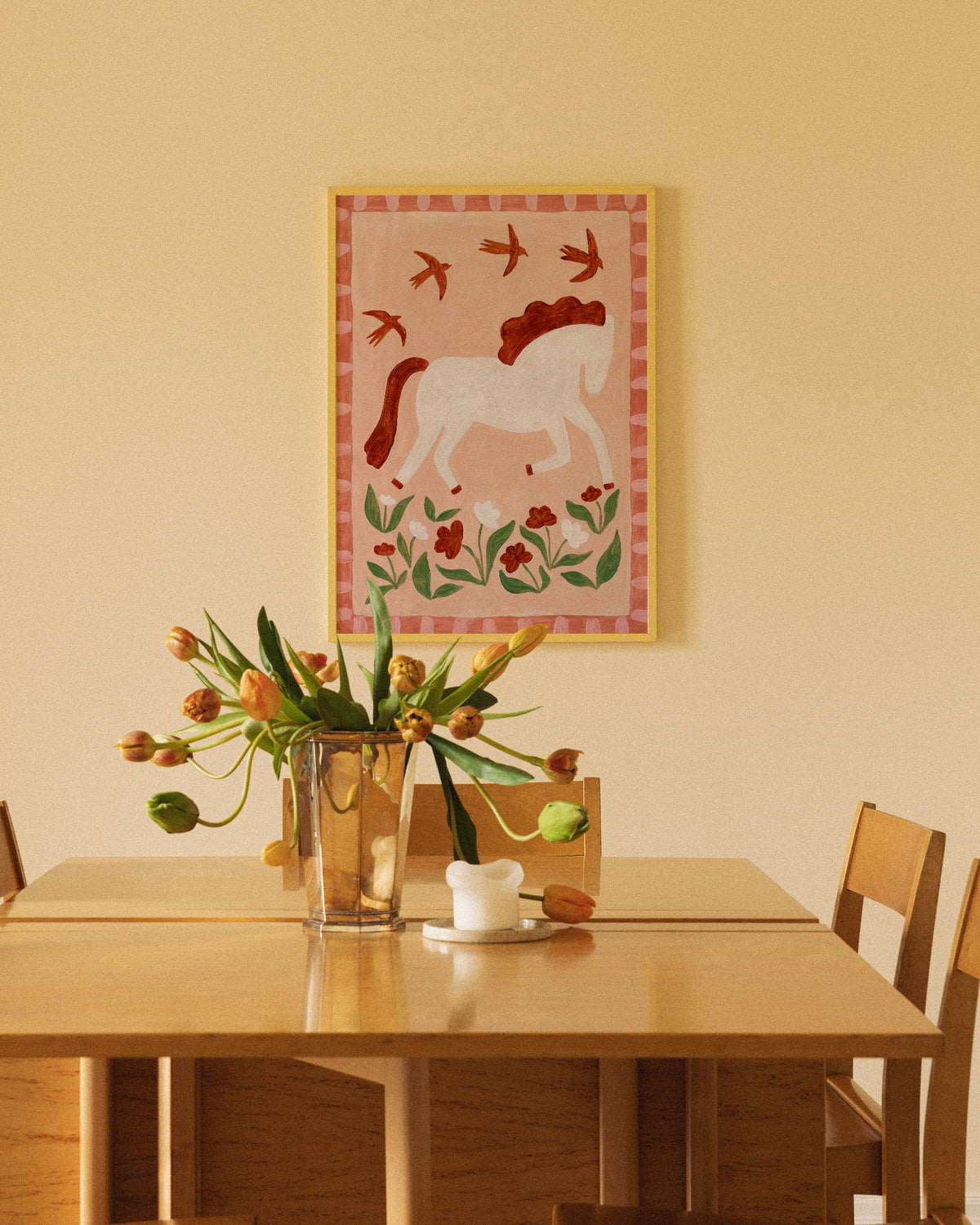 Hoofs and Flowers Juliste