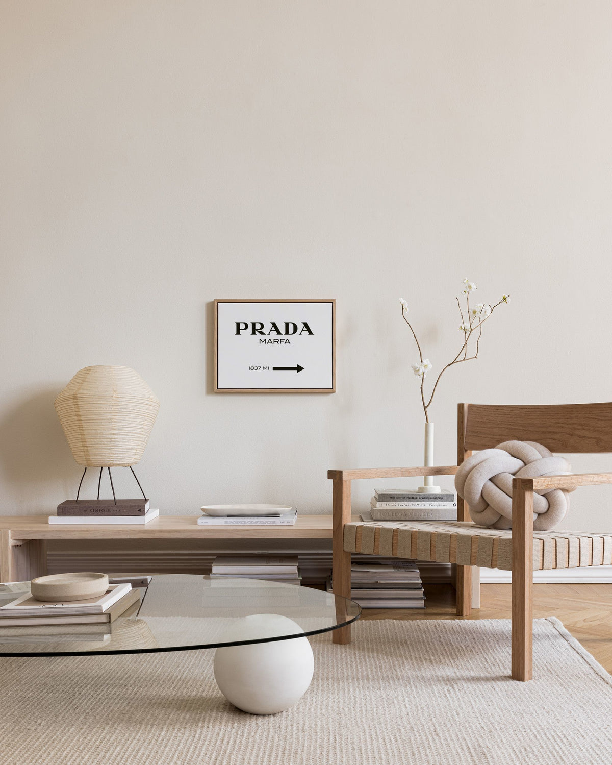 Prada Canvas print